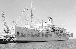 Himalaya photographed at Station Pier 1956